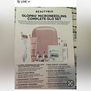 Beauty Bio GloPro Micro-needling complete glo set.